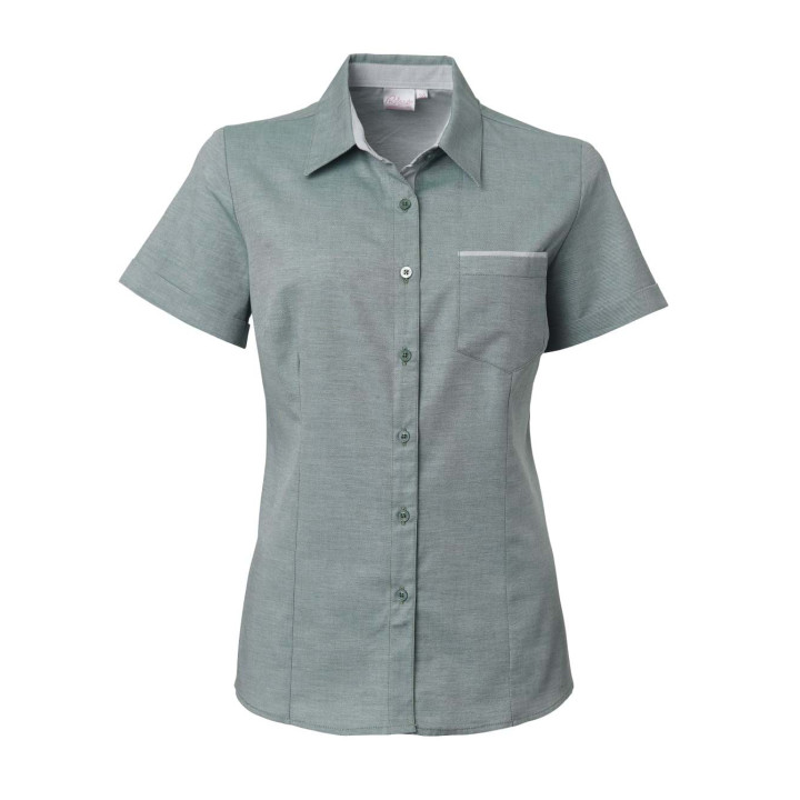 Ladies Miller Short Sleeve Blouse - Kendra bottle