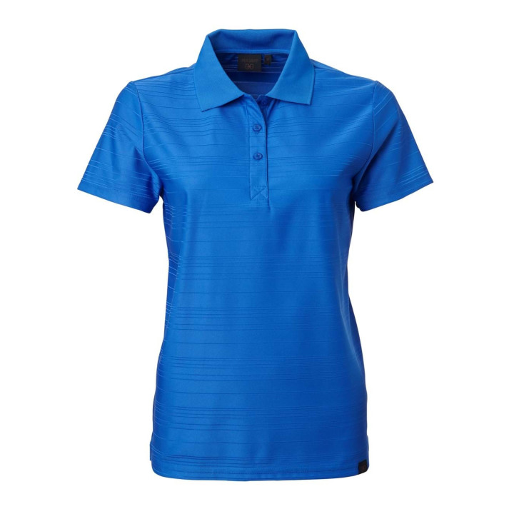 Ladies Origin Jacquard Striped Golfer royal