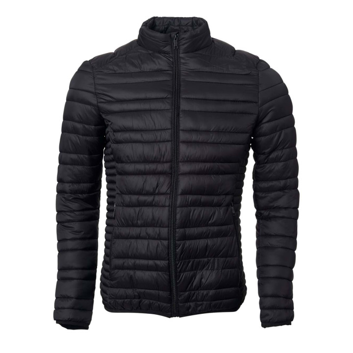 Men's Calibre Quilted Faux Down Puffer Jacket black
