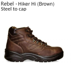 Hiker Hi Safety Boot - Rebel brown