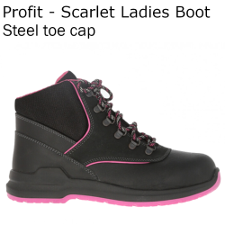 Scarlet Ladies Safety Boot - Profit