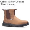 Silver Chelsea Boot – Cable