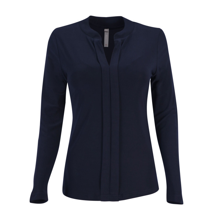 Emma Blouse - Long Sleeve navy