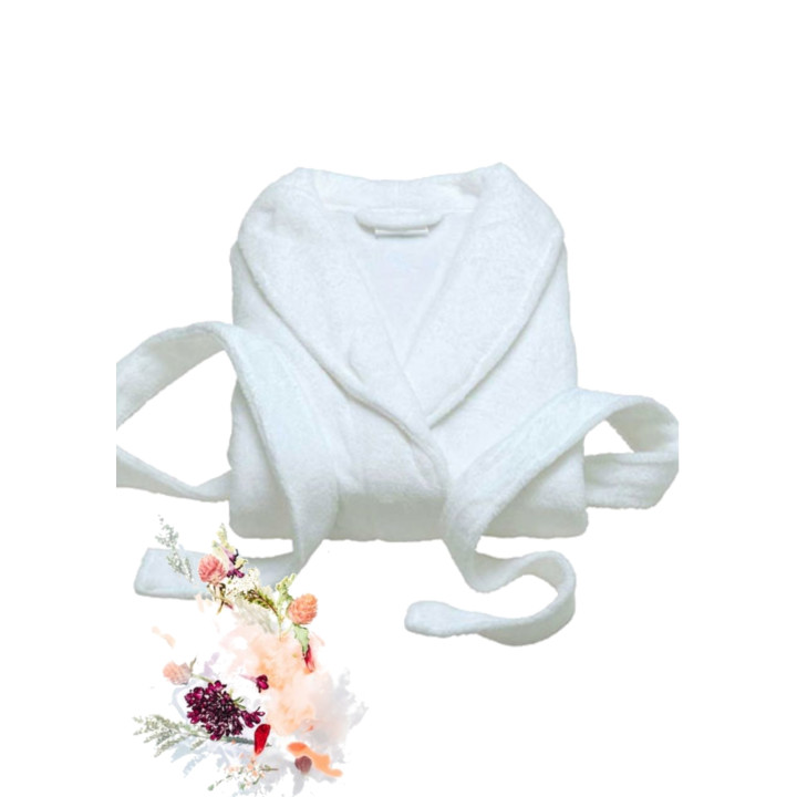 Bathrobe - Coral Fleece with Collar