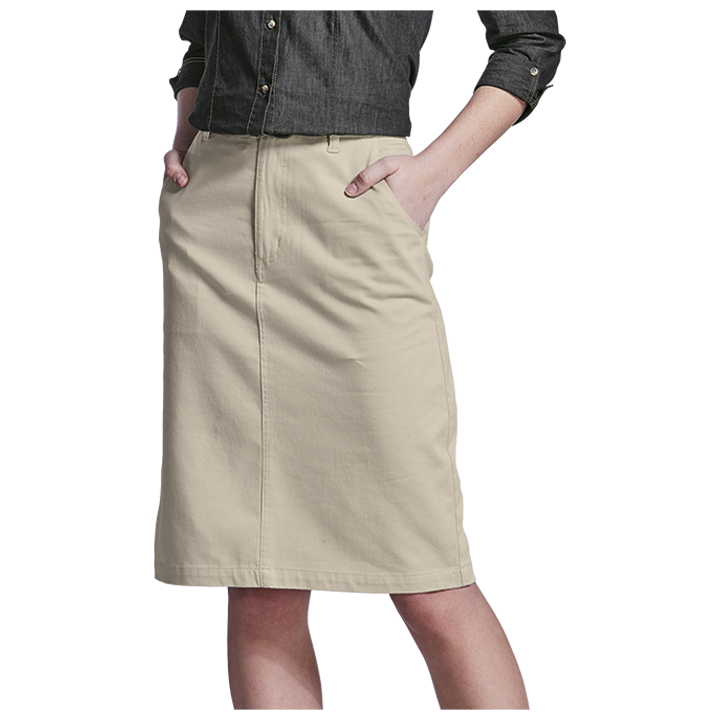 Skirt - Ladies Ava Stretch stone