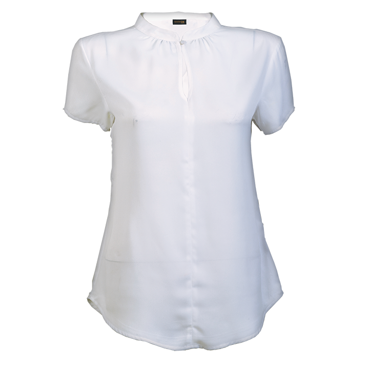 Blouse - Short Sleeve Jasmine white
