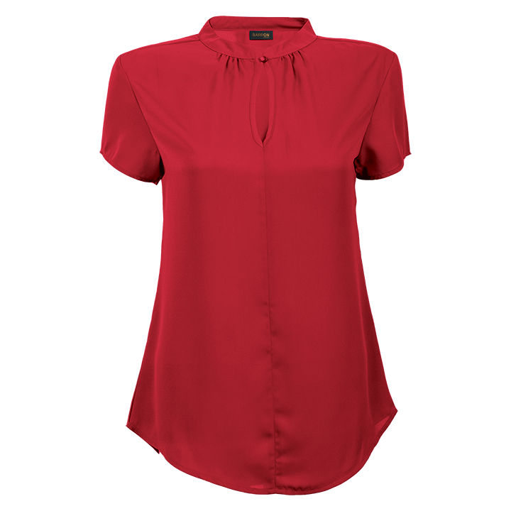 Blouse - Short Sleeve Jasmine red