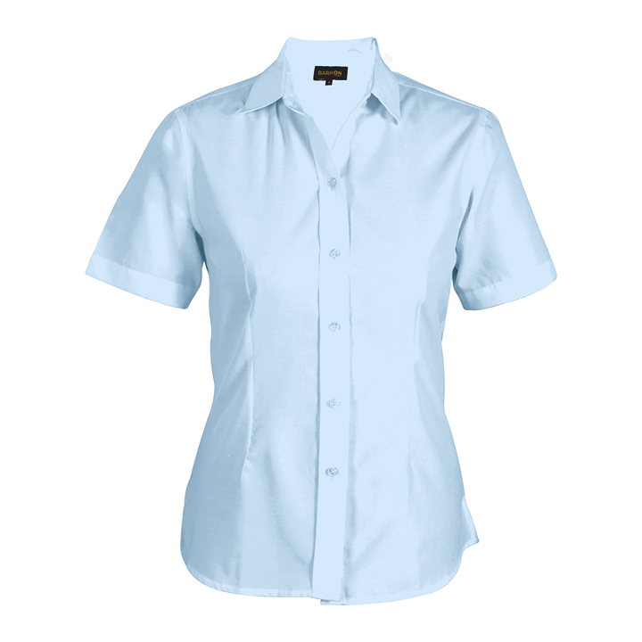 Blouse - Short Sleeve Easy Care blue