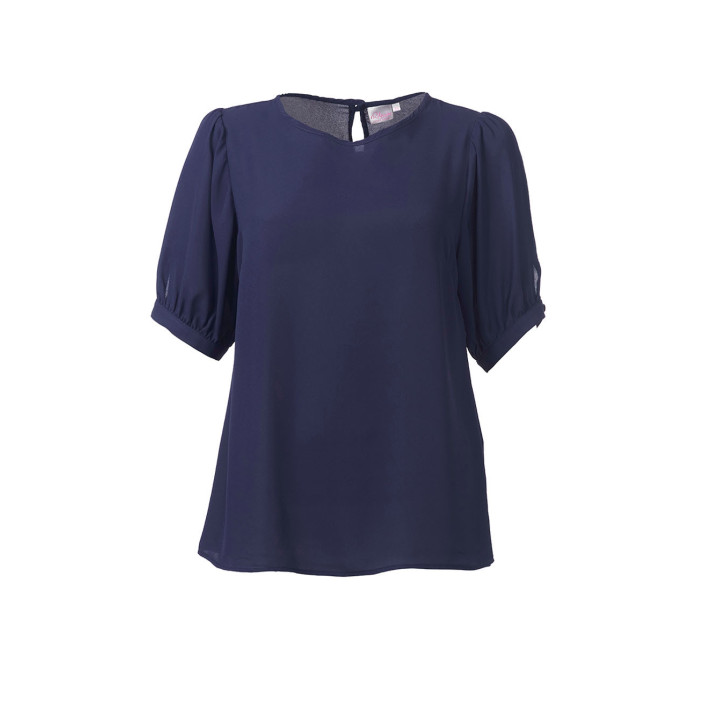 Blouse -  3/4 Sleeve Emily (K261) navy