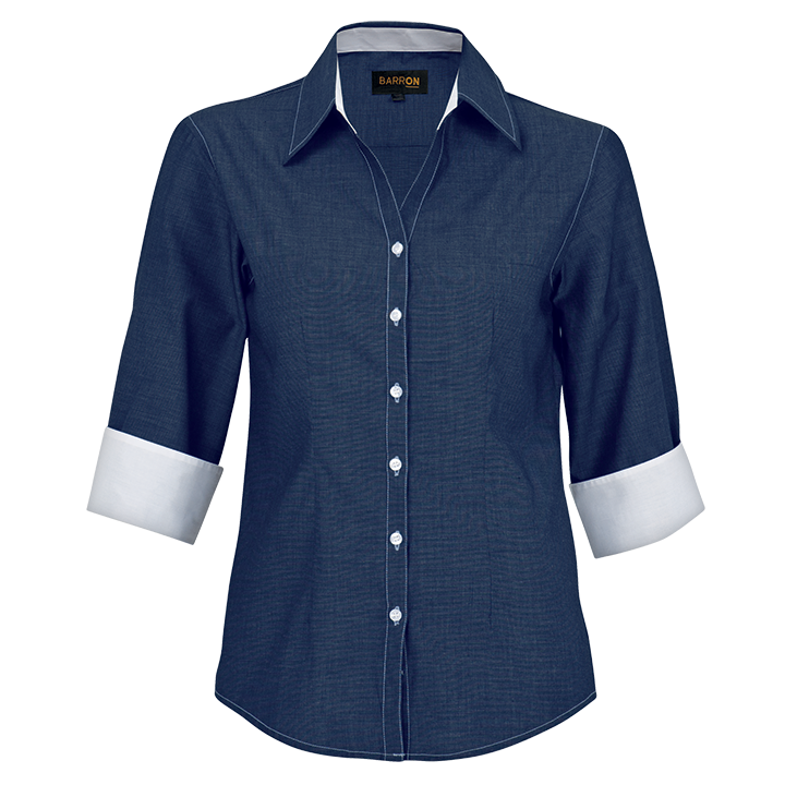 Blouse - 3/4 Sleeve Onyx Navy