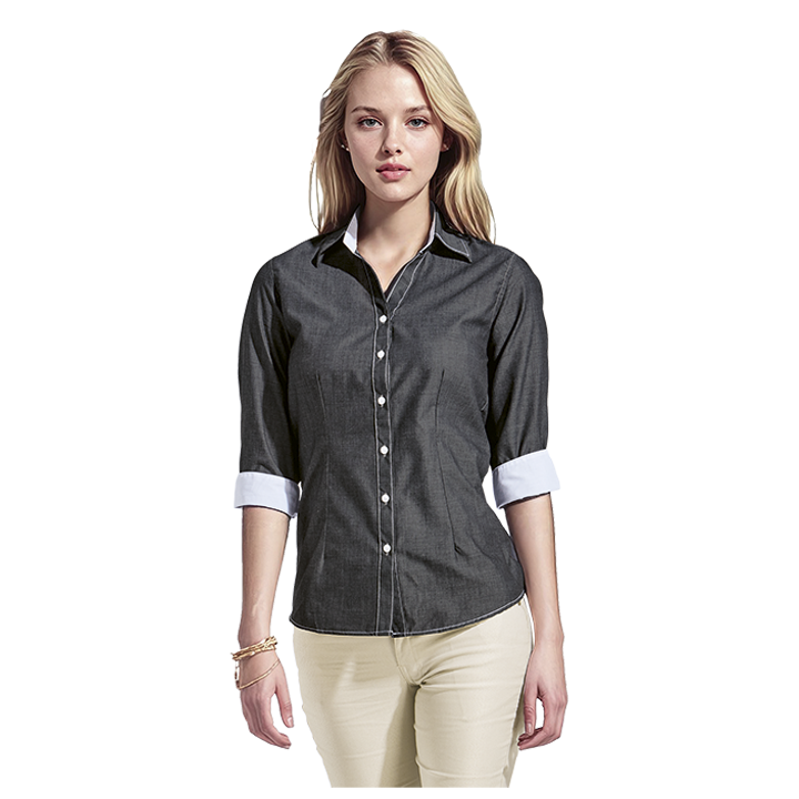 Blouse - 3/4 Sleeve Onyx