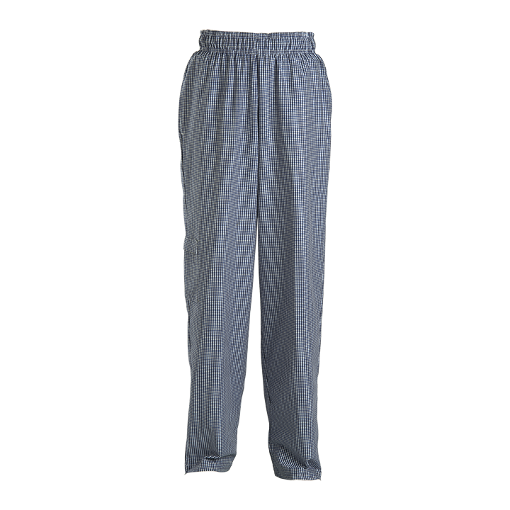 Chef Pants - Baggy Check navy