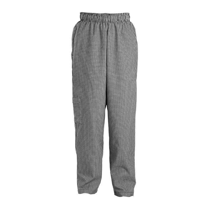 Chef Pants - Baggy Check black