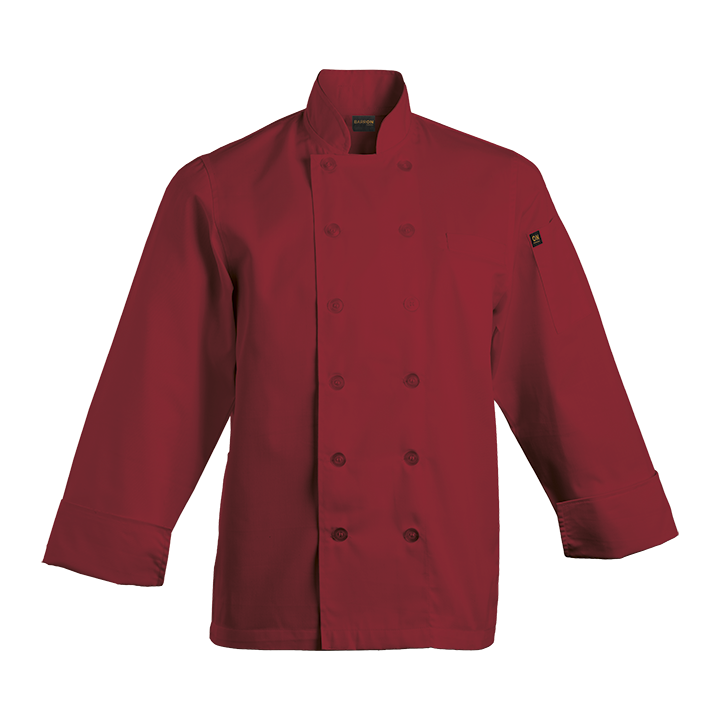 Chef Jacket - Men's Savona Long Sleeve  red