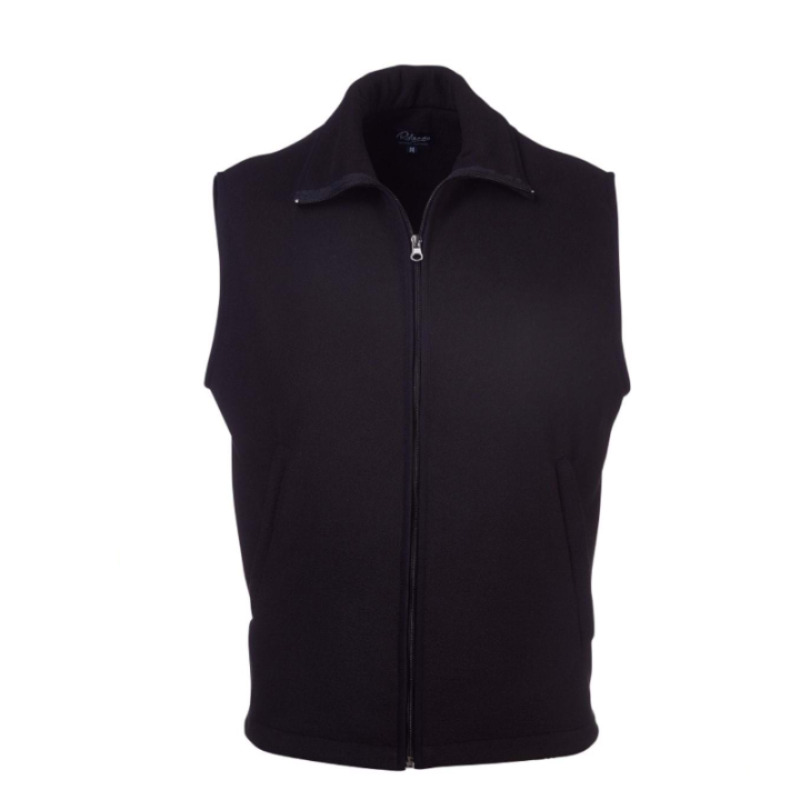 Bodywarmer - Unisex Sleeveless Polar Fleece - Robert black