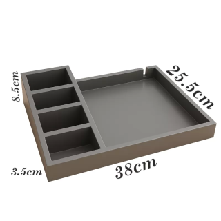 Beverage Serving Tray grey