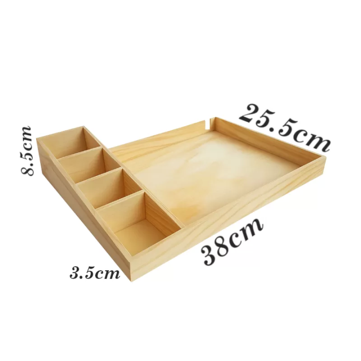 Beverage Serving Tray - Pine