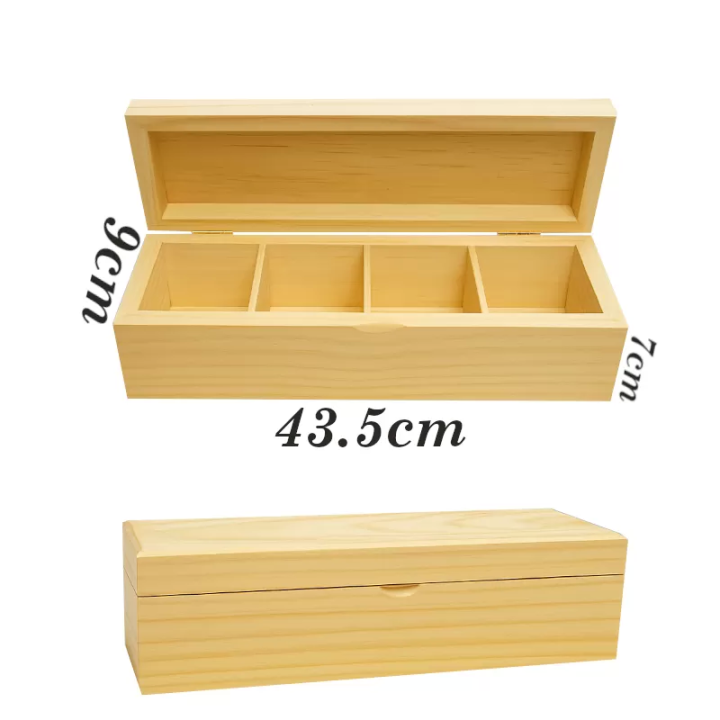 Tea Box (Long) - Pine