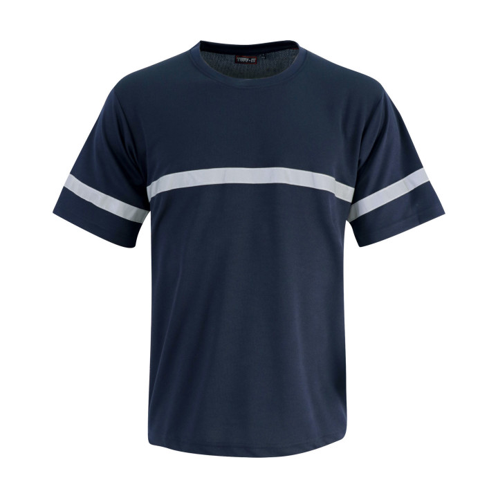 High Visibility T-Shirt - Reflective Navy