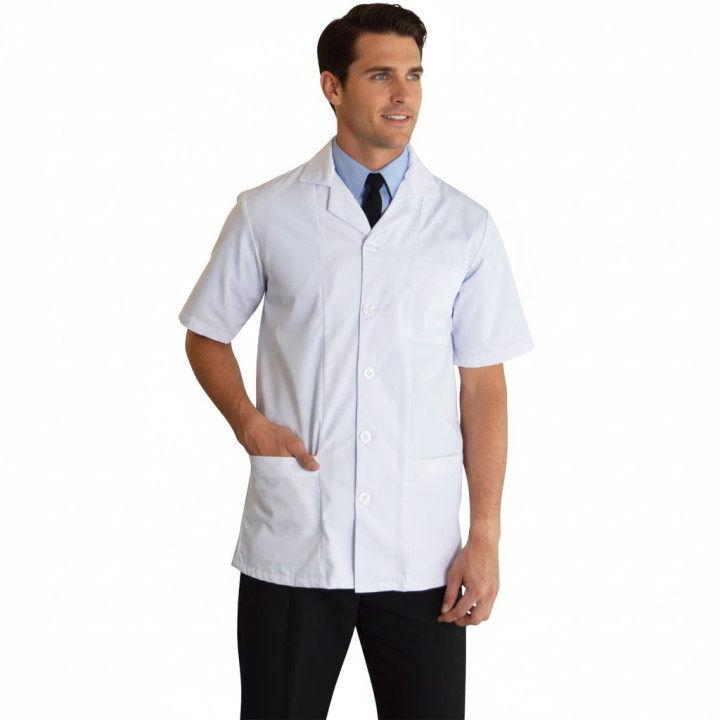 Unisex Doctor's / Lab Coat - Short Sleeve cover