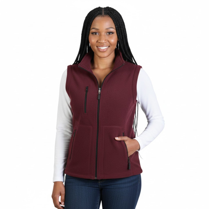 Jacket - Ladies Zip Off Sleeve Polar Fleece