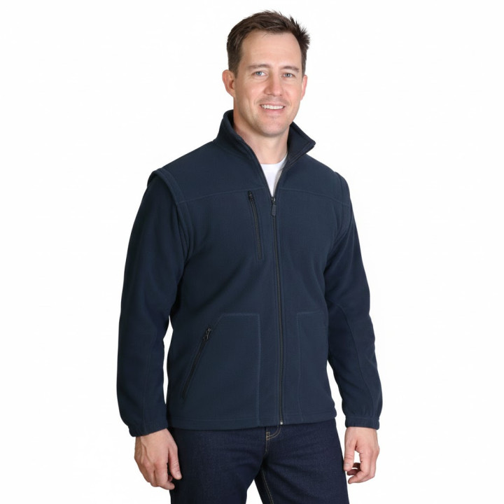 Jacket - Zip Off Sleeve Polar Fleece