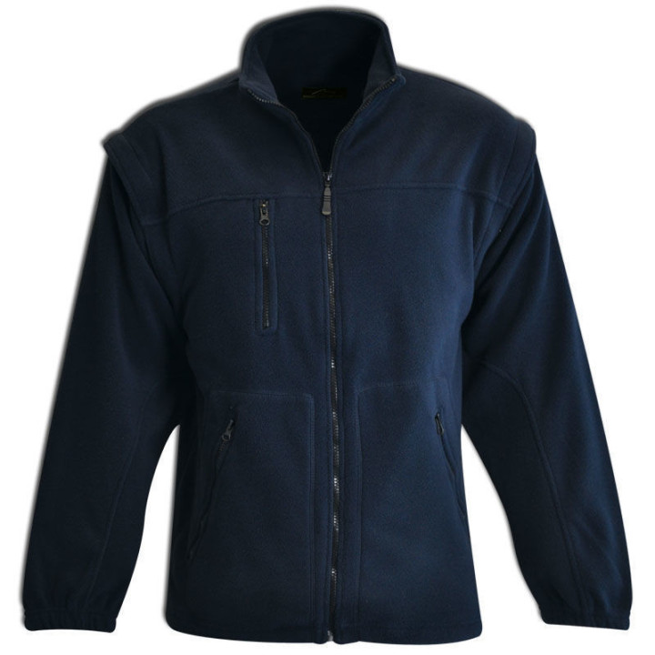 Jacket - Zip Off Sleeve Polar Fleece