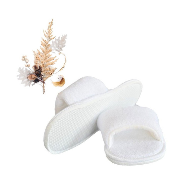 Kids Slippers - Luxurious Open Toe (Reusable) - 5 Pack Only