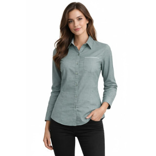 Ladies Miller Long Sleeve Blouse - Dakota K243 bottle