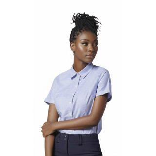 Blouse - Short Sleeve Oxford - Amber