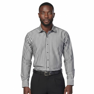 L/S Shirt - Men's Striped Shirt (N20)