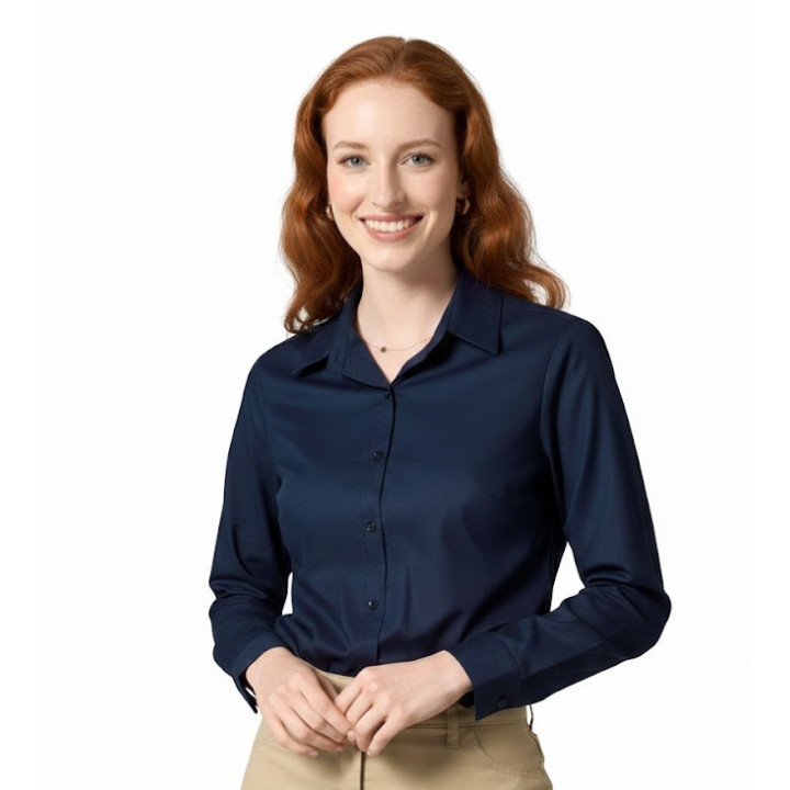 Blouse - Long Sleeve Tate Oxford - Tatum