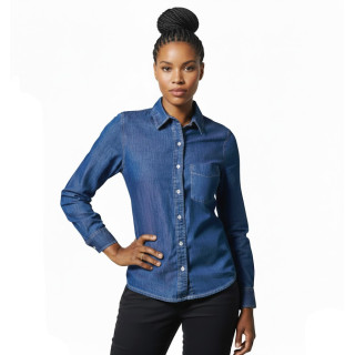 Blouse - Long Sleeve Denver - Denim