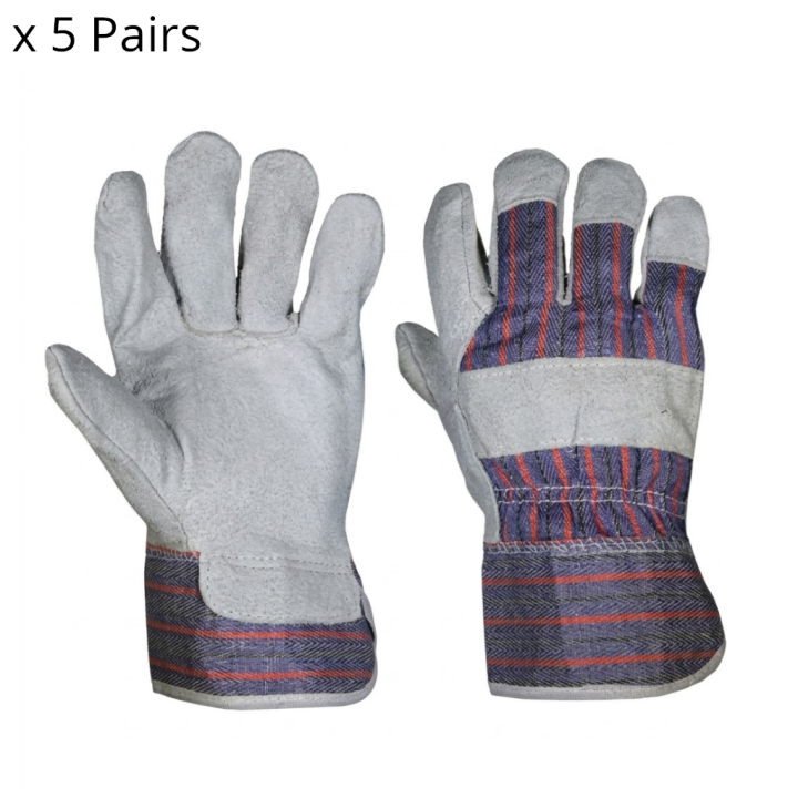 Gloves - 5 x Candy Stripe Chrome Leather