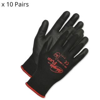 Gloves - Flex Gloves - Nylon x 10