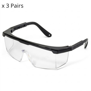 Safety Spectacles - Euroclear Anti-Scratch x 3