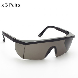 Safety Spectacles - Euroblack Anti- Scratch x 3