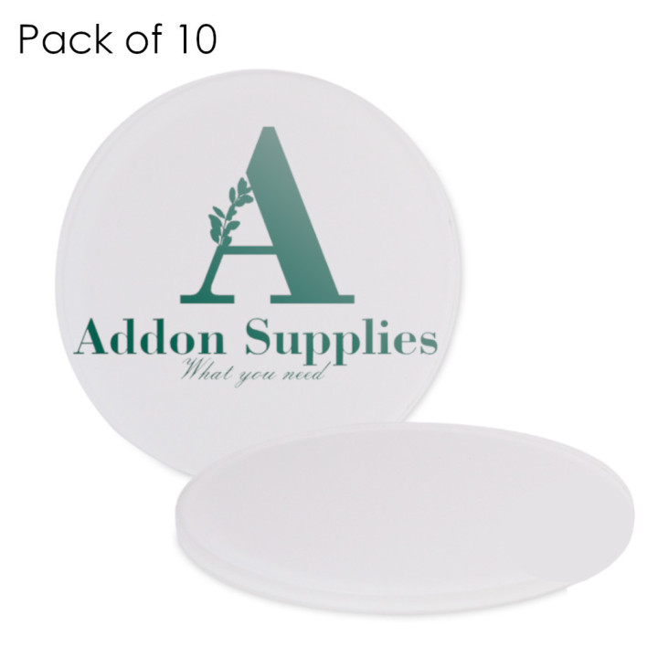 Brandable Round Coasters - Sublimer x10