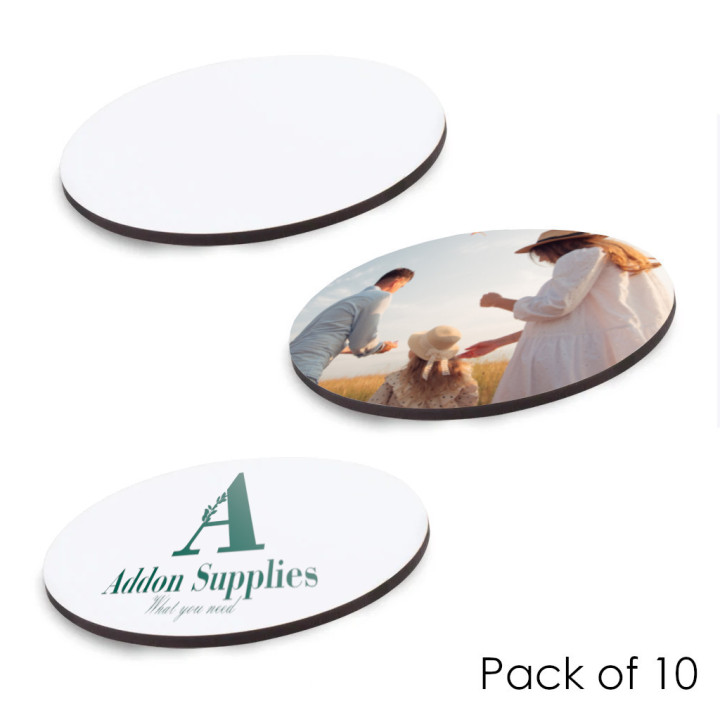 Brandable Round Coasters - Wood (10)