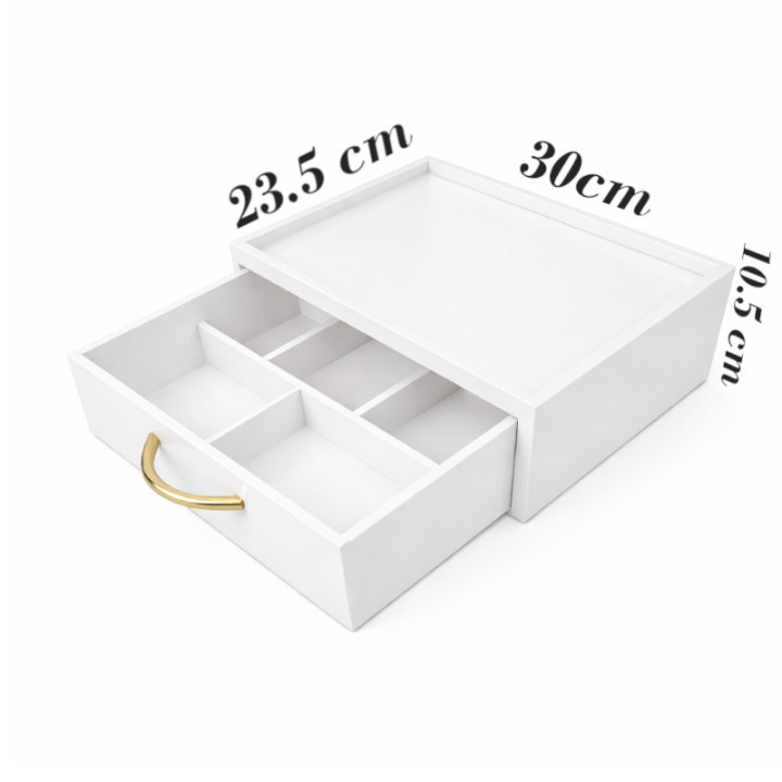 Tea Station - With Drawer White