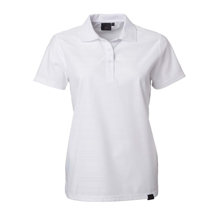 Ladies Origin Jacquard Striped Golfer