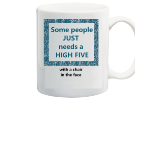Printed Mug  - High Five