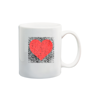 Printed Mug  - Heart