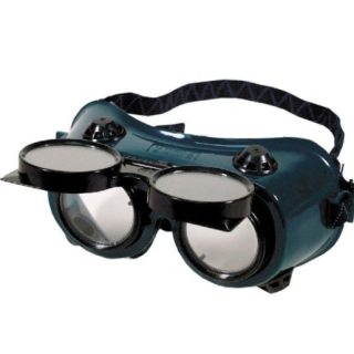 Goggles - Welding Flip  (Round Lens) x 2