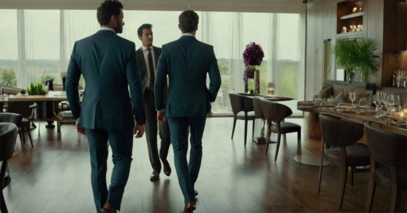 Men wearing Formal Jackets and Suits in a Work place